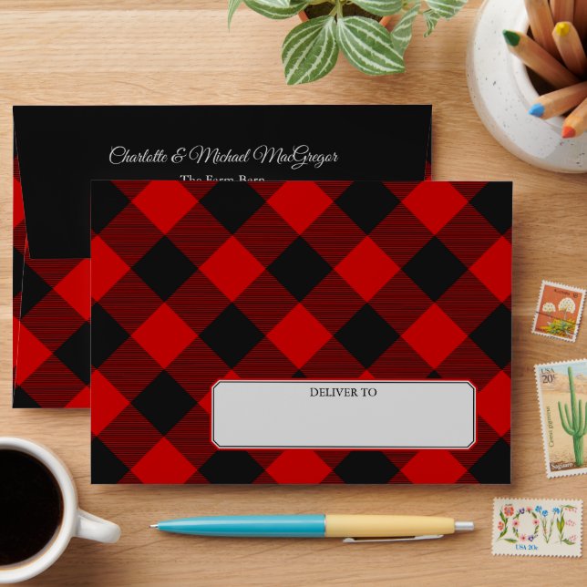 MacGregor Rob Roy Tartan Envelope (Desk)