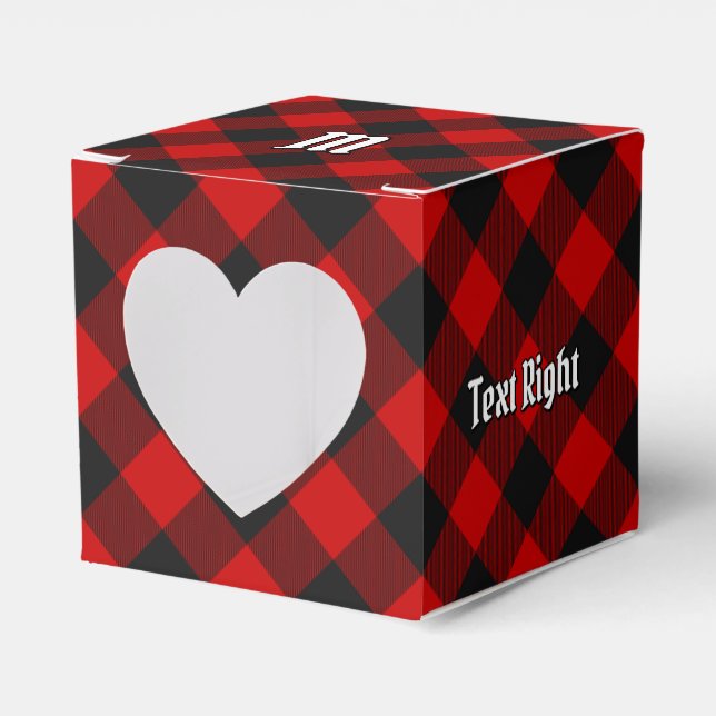 MacGregor Rob Roy Tartan Favour Box (Front Side)