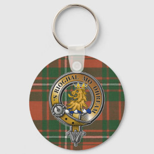 MacGregor Tartan & Badge Key Ring