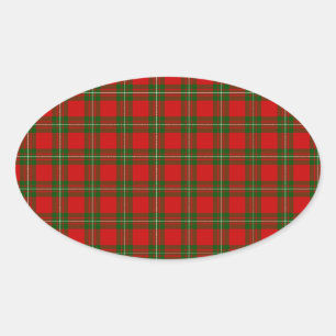 MacGregor Tartan Oval Sticker