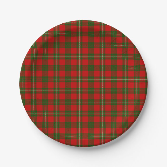 MacGregor Tartan Paper Plate (Front)