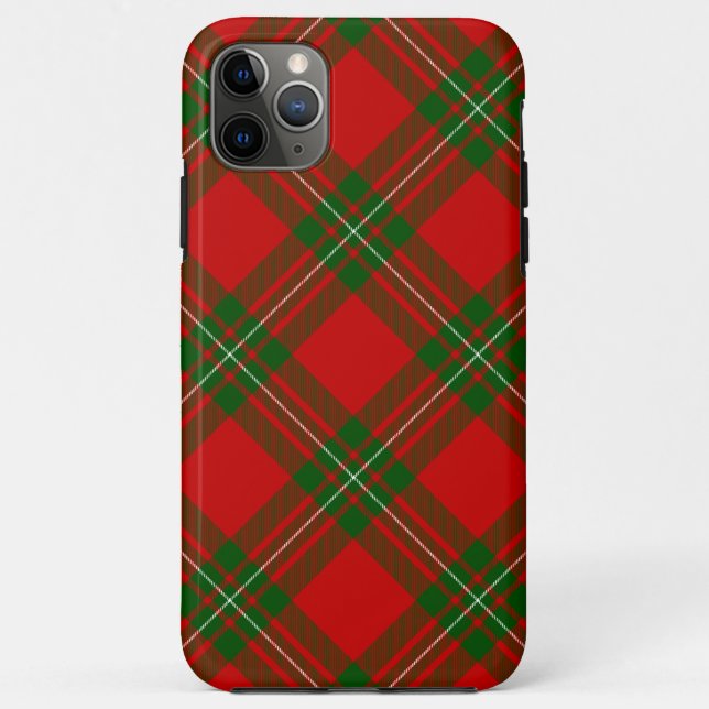MacGregor tartan red green plaid Case-Mate iPhone Case (Back)
