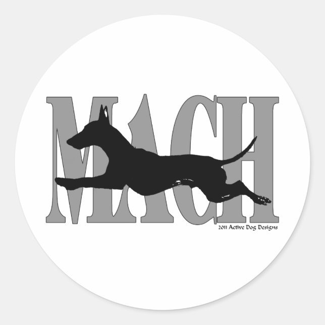 MACH Manchester Classic Round Sticker (Front)