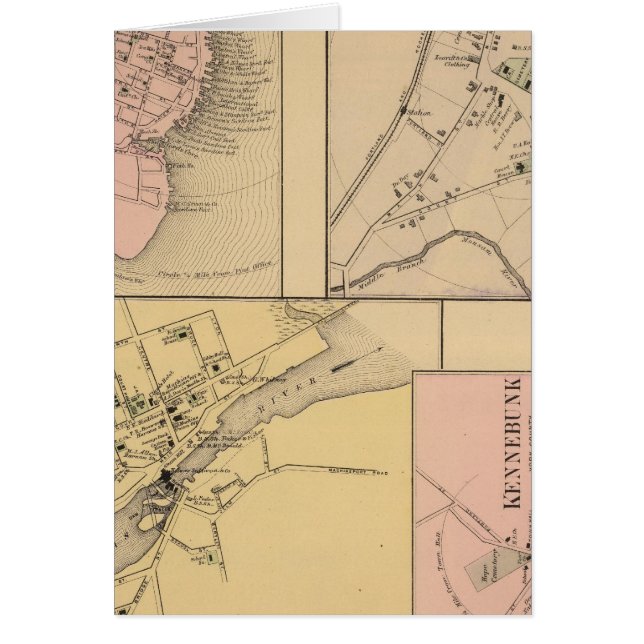 Machias, Eastport, Alfred, Kennebunk (Front)