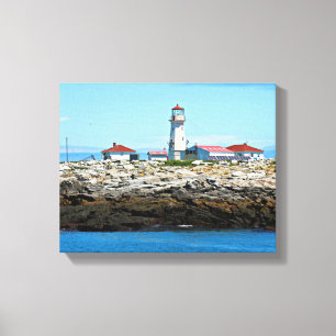 Machias Seal Island Lighthouse Canvas Print