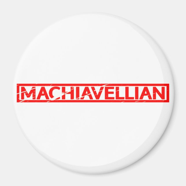 Machiavellian Stamp Magnet (Front)