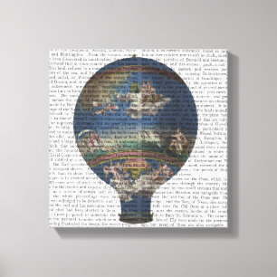 Machine Aerostatique Hot Air Balloon Canvas Print