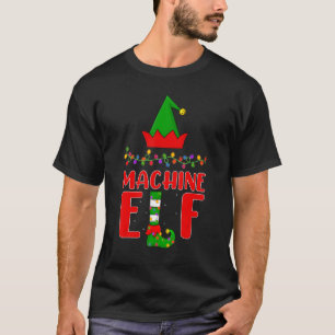 Machine Elf Matching Family Lighting Christmas T-Shirt