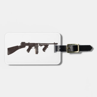 Machine Gun Luggage Tag