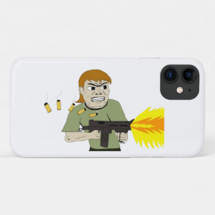machine gunner Case-Mate iPhone case