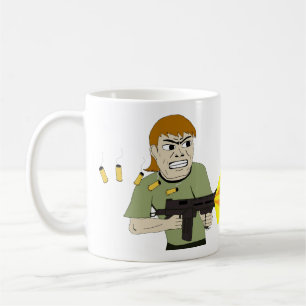 machine gunner coffee mug