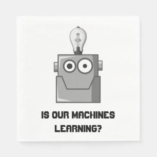 Machine Learning Technology Humour Napkin