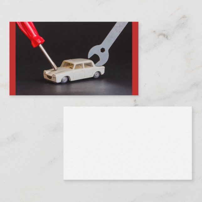 machine repair Business Cards (Front/Back)