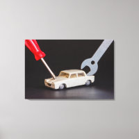 MACHINE REPAIR on canvas print