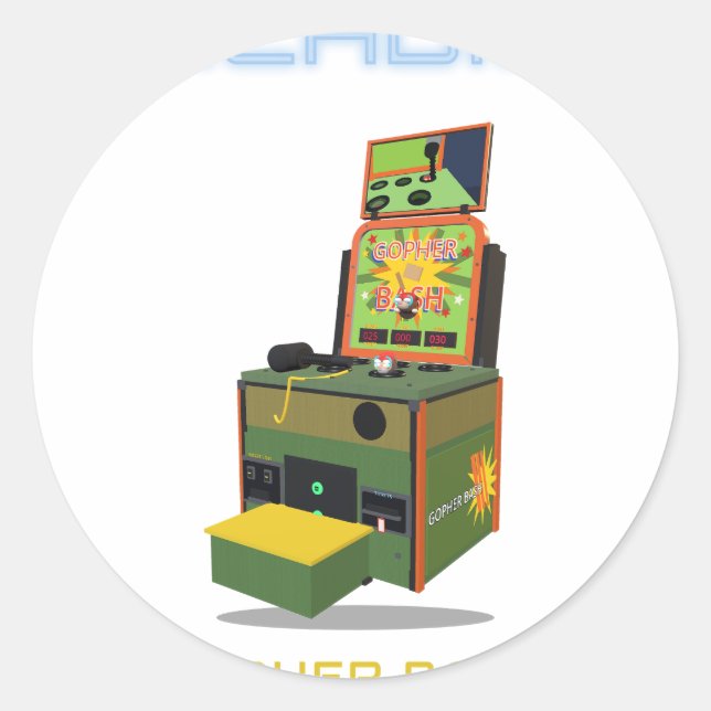 Machine Series: Gopher Bash Sticker (Front)