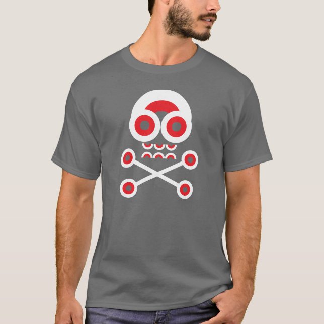 Machine Skull T T-Shirt (Front)