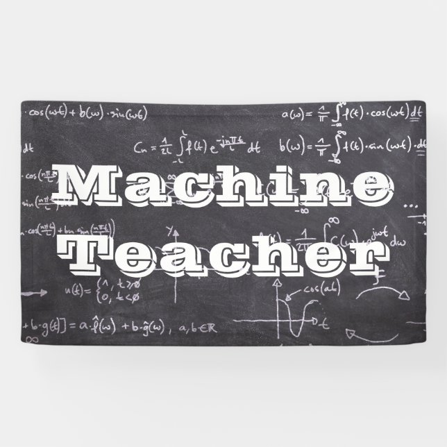 Machine Teacher Banner (Horizontal)