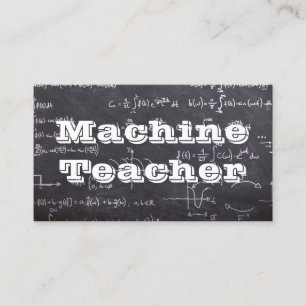 Machine Teacher Business Card