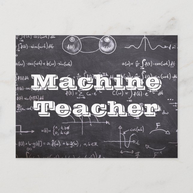 Machine Teacher Postcard (Front)