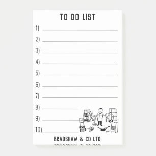 Machine Tool and Plant Hire Business Post-it Notes