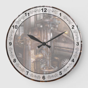 Machinist - Industrial Drill Press Large Clock