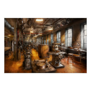 Machinist - Industrious Society Poster