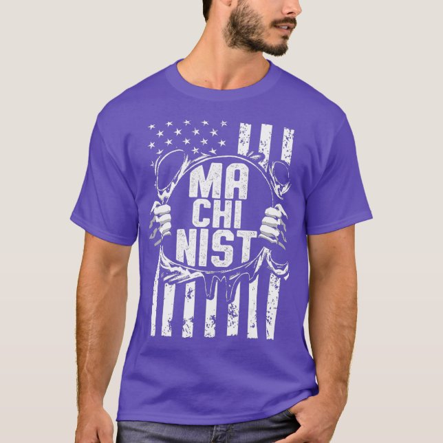 Machinist Info Machine Operator Machining T-Shirt (Front)