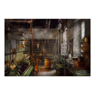 Machinist - Lathes - Machinists paradise Poster