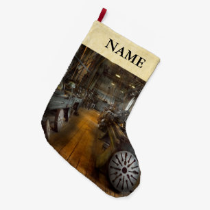 Machinist - Lathes - The original Lather Disc Large Christmas Stocking