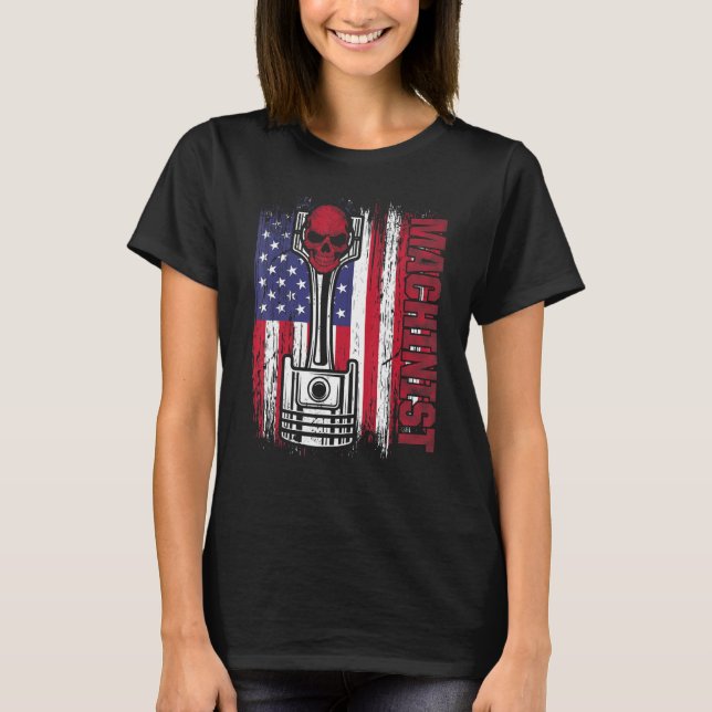 Machinist Machine Operator Machining  11 T-Shirt (Front)