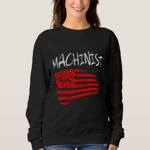 Machinist Machine Operator Machining 38 Sweatshirt