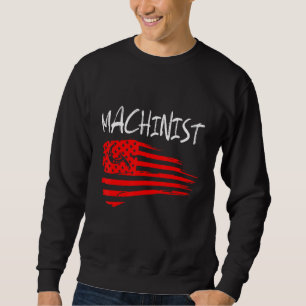 Machinist Machine Operator Machining 38 Sweatshirt