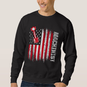 Machinist Machine Operator Machining 4 Sweatshirt