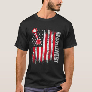 Machinist Machine Operator Machining 4 T-Shirt