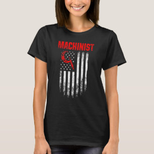 Machinist Machine Operator Machining 77 T-Shirt