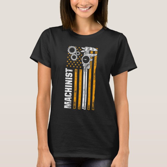 Machinist Machine Operator Machining 81 T-Shirt (Front)