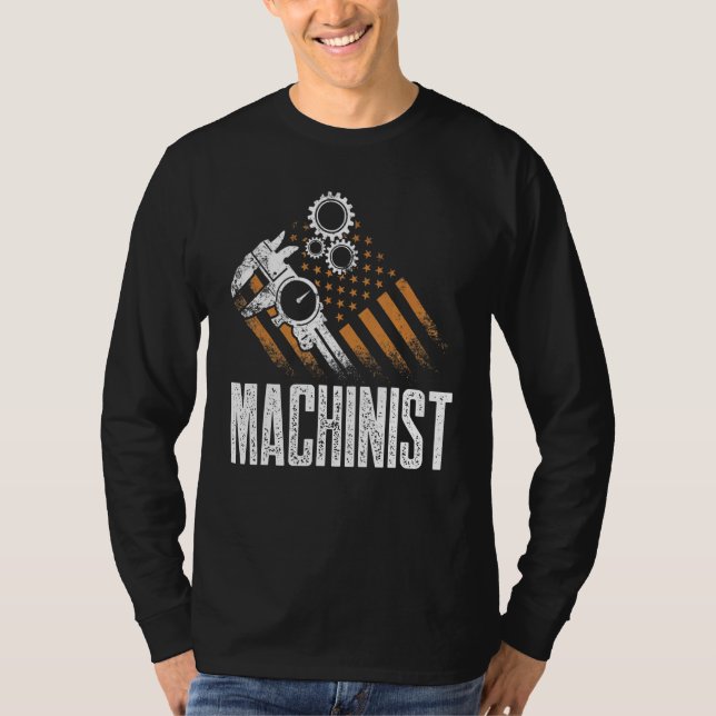 Machinist Machine Operator Machining 83 T-Shirt (Front)