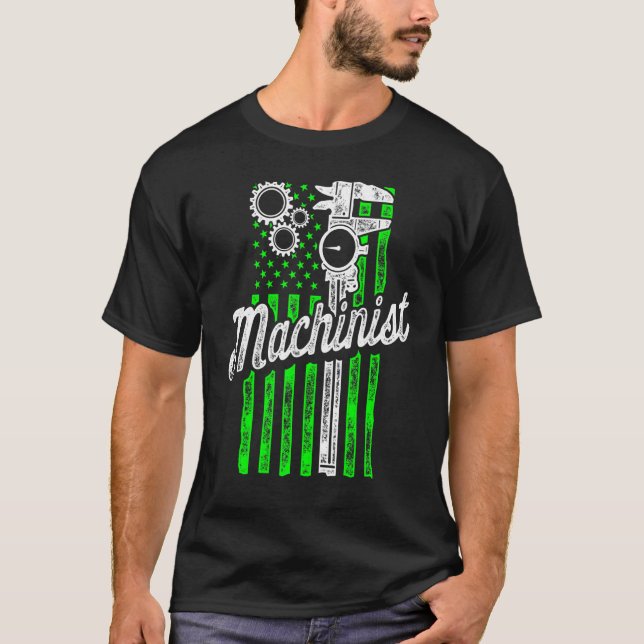Machinist Machine Operator Machining 89 T-Shirt (Front)