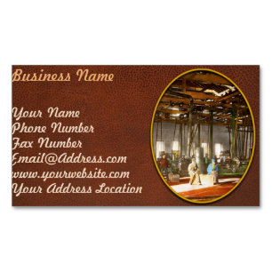 Machinist - Masters of the craft 1868 Magnetic Business Card