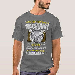 Machinist Mechanic Mechanist Mechanism Engineer T-Shirt