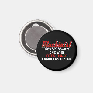 Machinist Noun Machinist Meaning engineer Gifts Magnet