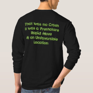 Machinist T-Shirt That was no Crash