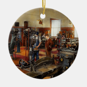Machinist - The standard way 1915 Ceramic Tree Decoration