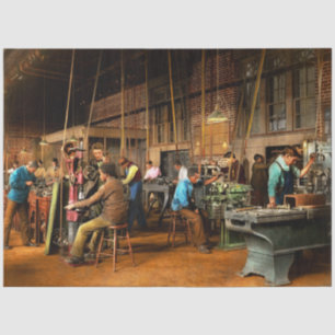 Machinist - Training - Machinist school 1899 Tissue Paper