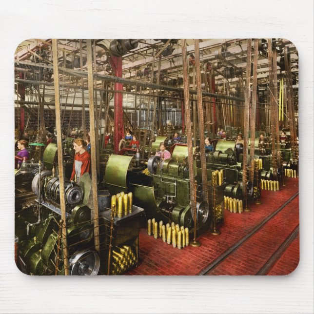 Machinist - War - Belts and Bombs 1916 Mouse Pad (Front)