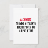 Machinists: Turning metal into masterpieces, one c