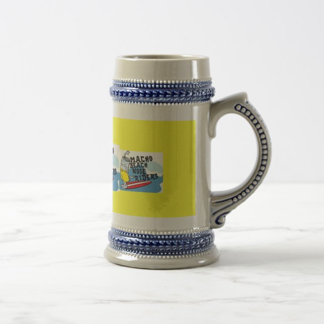 macho beach beer beer stein (Right)