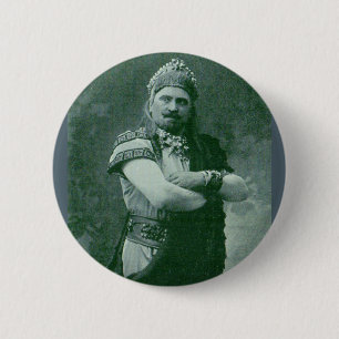 macho macho man 6 cm round badge