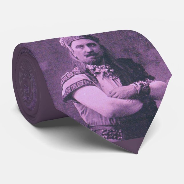 macho macho man in purple tie (Rolled)