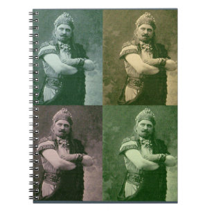 macho macho man spiral notebook